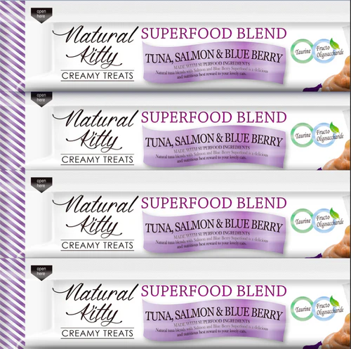 Additional Benefits of the Superfood Blend with Tuna, Salmon, and Blueberries