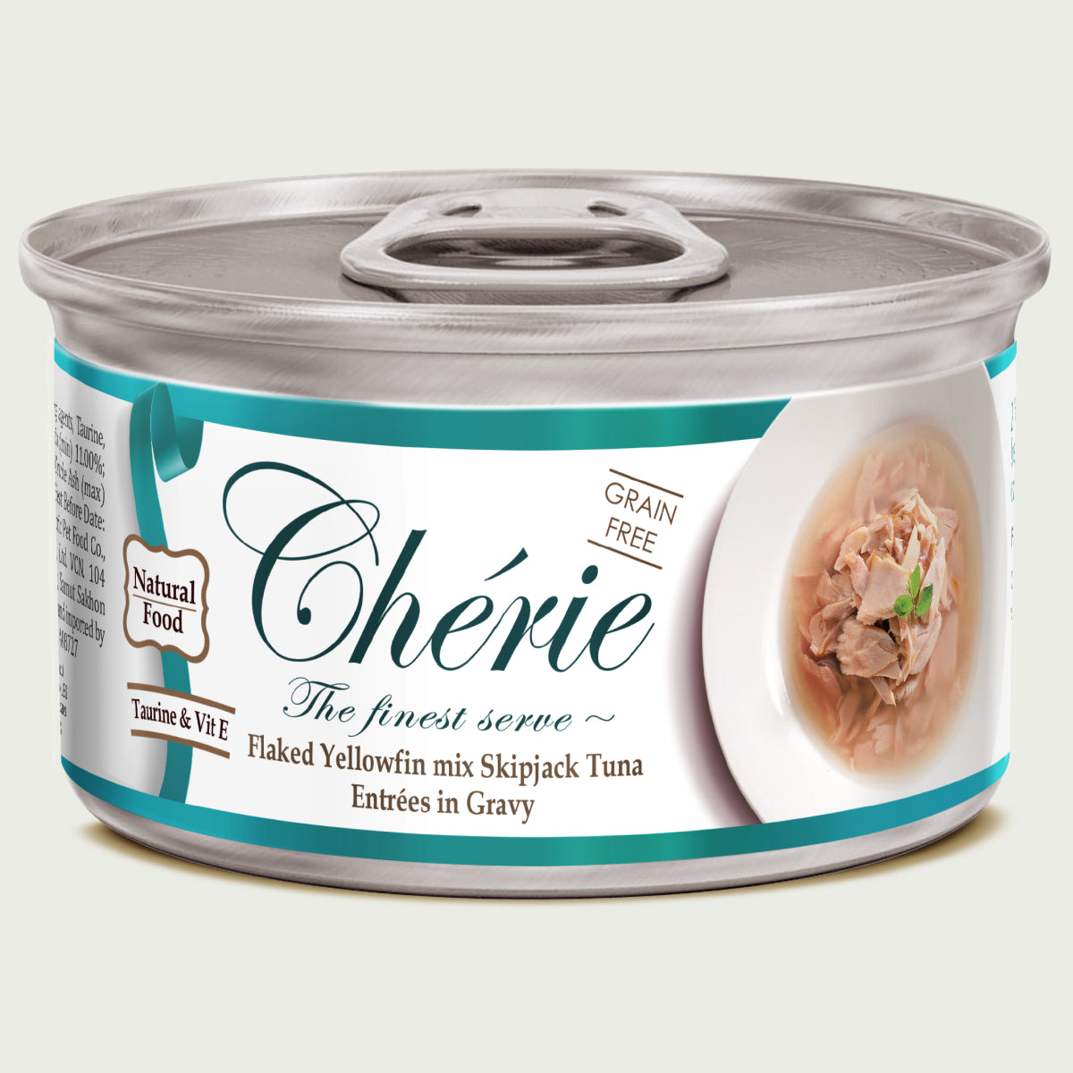 SET | Chérie Signature Gravy Tuna in gravy 80g. + 1 Free Fillet