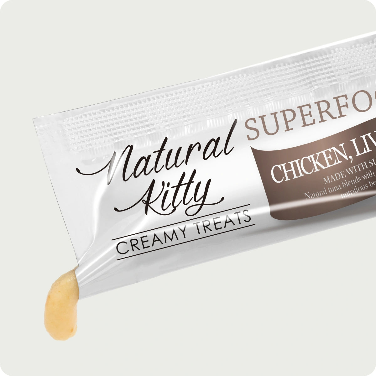 Natural Kitty Creamy Treats Chicken Liver & Flaxseed