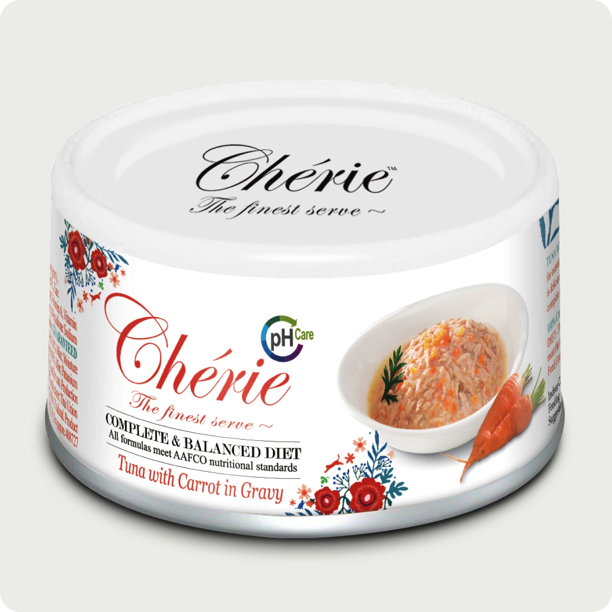 Chérie Complete & Balanced diet Tuna with Carrot in Gravy 80g.