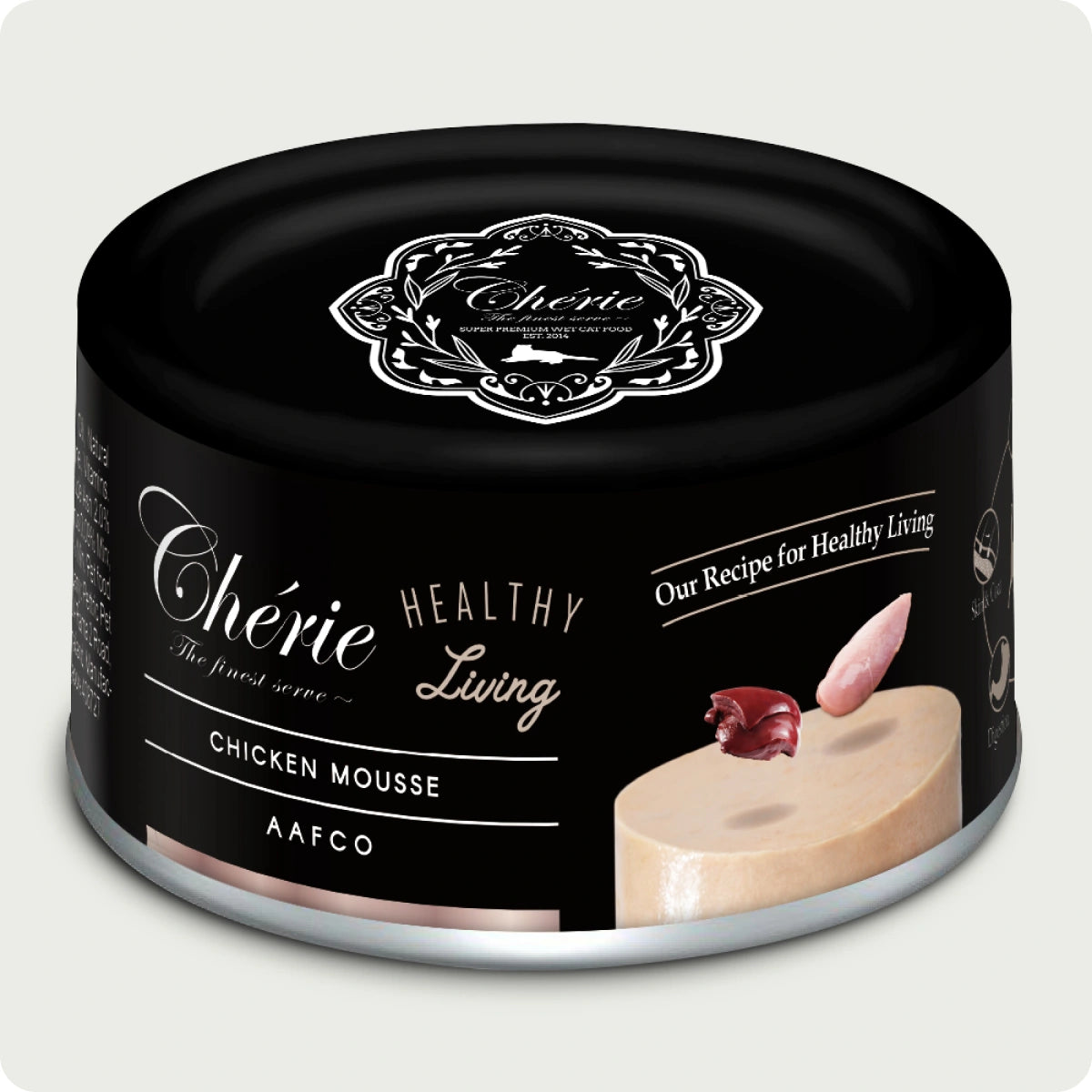 Chérie Healthy Living Diet Chicken mousse 80g.