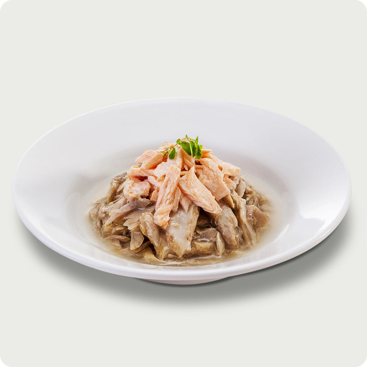 Chérie Hairball Control Tuna topping salmon in gravy 80g.