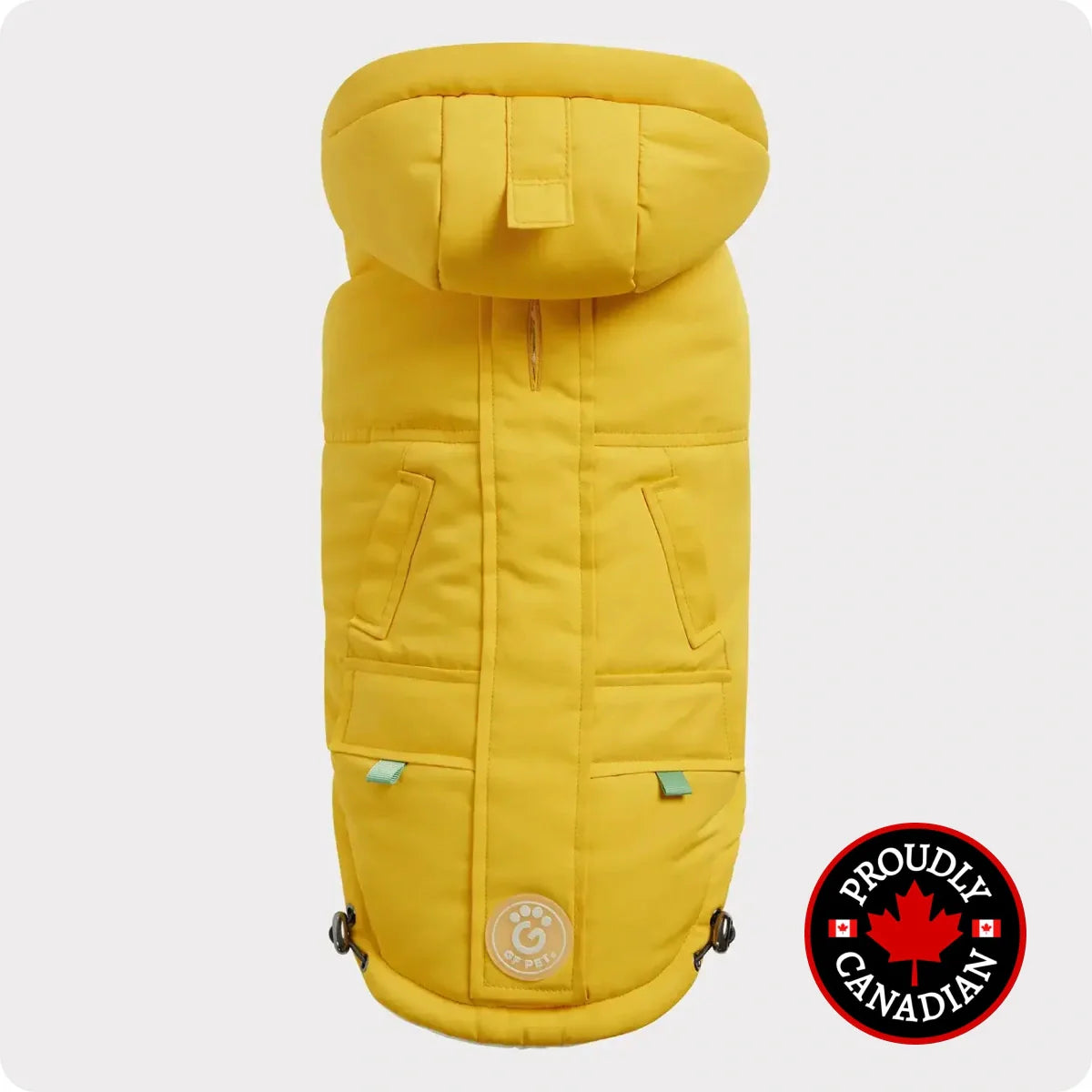 GF PET Arctic Parka with Elasto-Fit™ – Yellow, Waterproof, Windproof, Comfortable & Warm