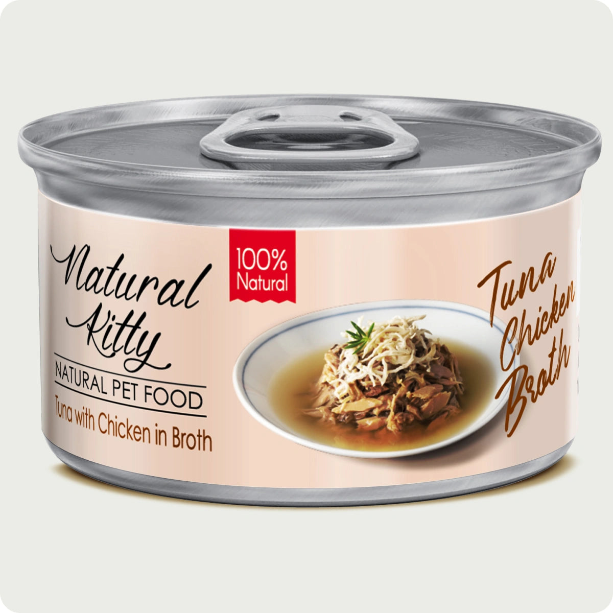 Natural Kitty Broth Series Tuna with Chicken in Broth