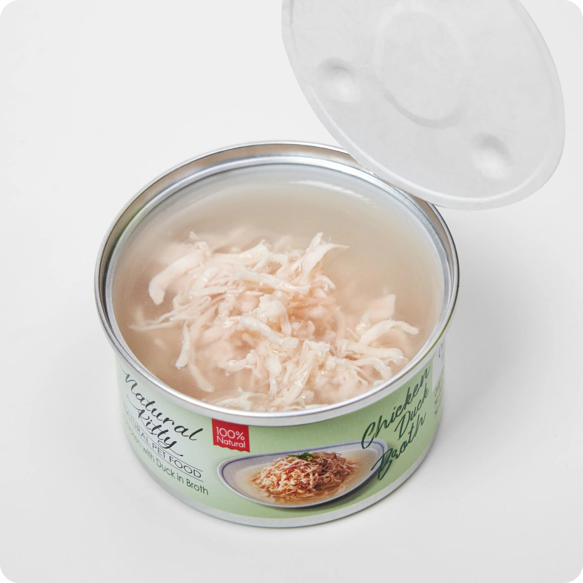 Serie Natural Kitty Broth Pollo con Anatra in Brodo