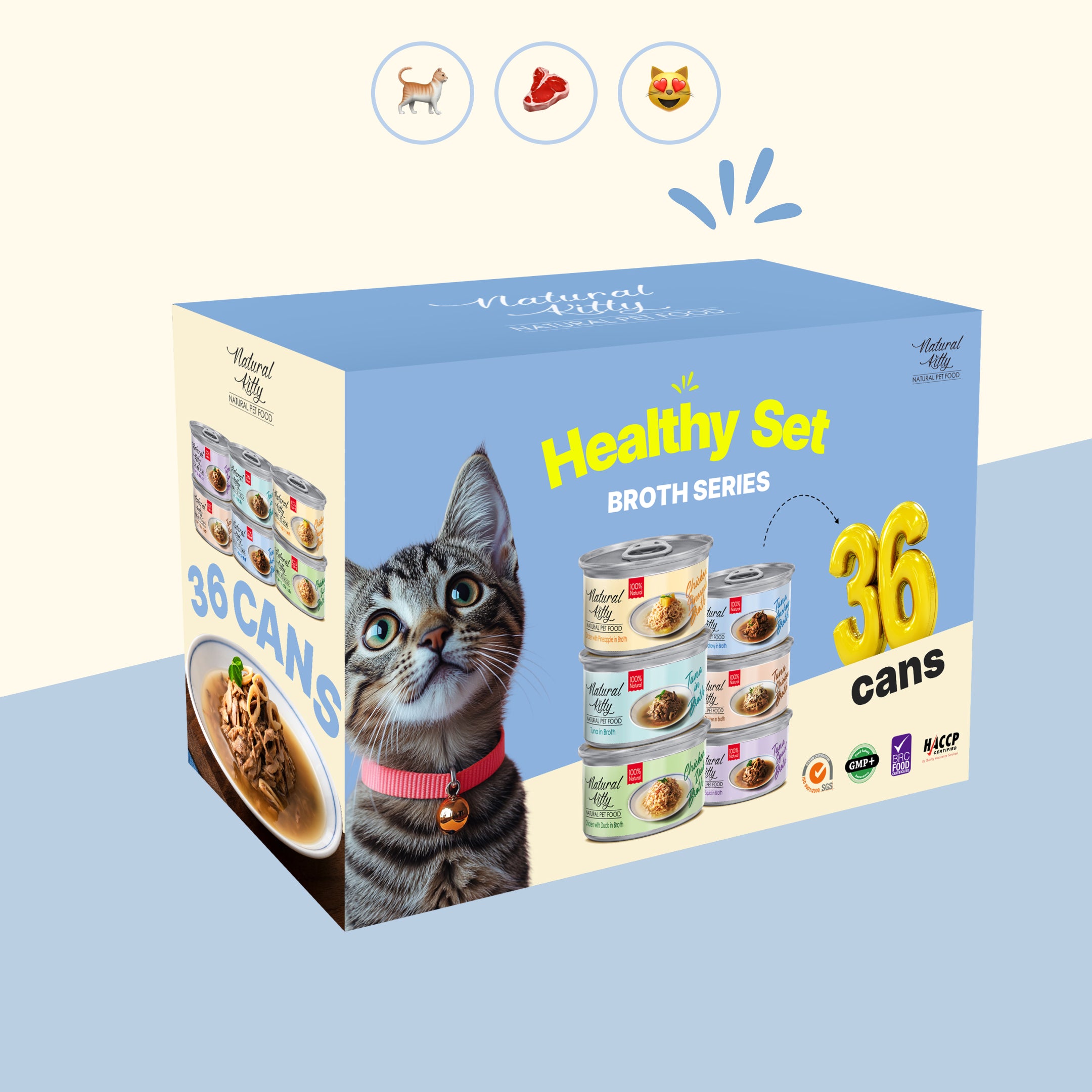 Natural Kitty Healthy Set Broth Series