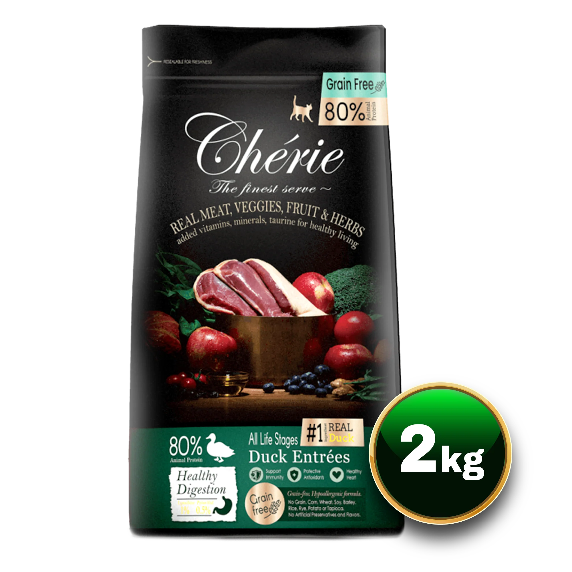Chérie Mega Dry Set + Free 5 Meaty Cubes