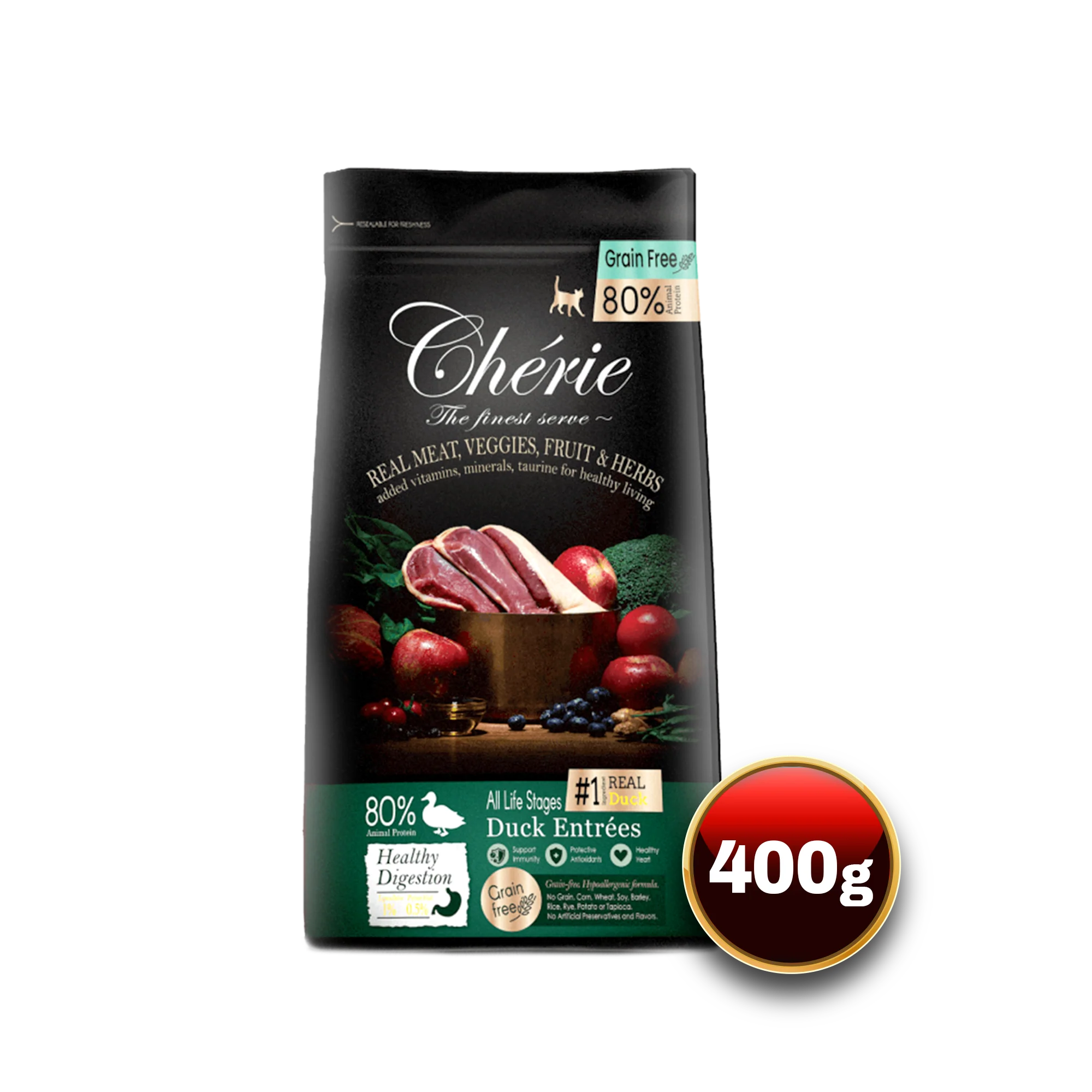 Chérie Mega Dry Set + Free 5 Meaty Cubes