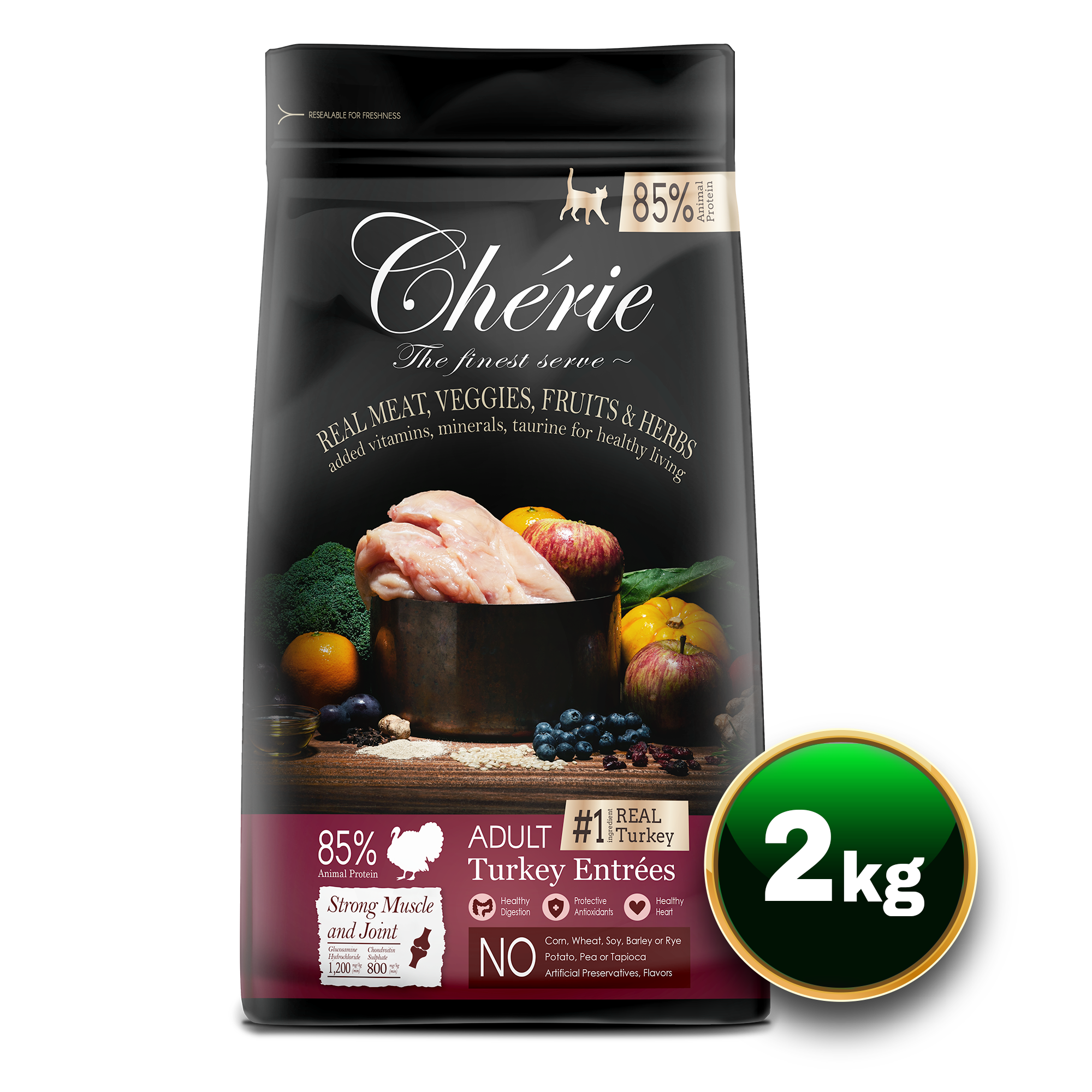 Chérie Dry food Turkey 2kg